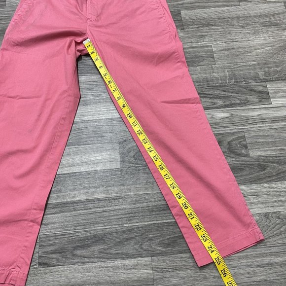 KUT FROM THE KLOTH Taylor Crop Trouser Mid Rise Pink Casual Pants Women's Size 6 - Picture 13 of 14